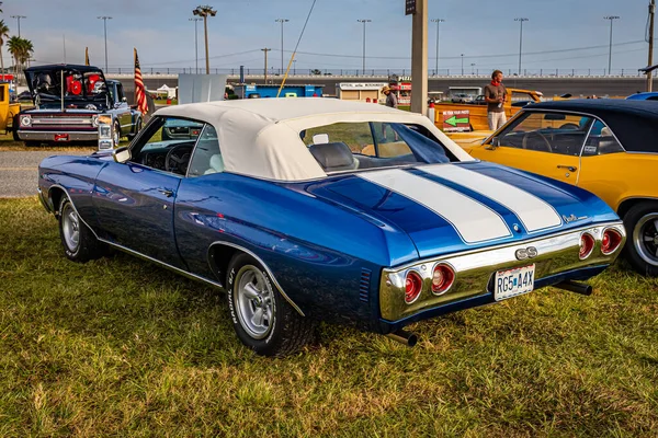 Daytona Beach November 2020 1972 Chevrolet Chevelle Local Car Show — 스톡 사진