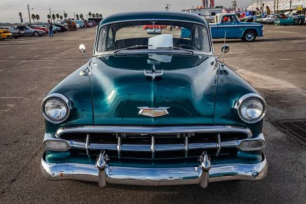 Daytona Beach 2020 November 1954 Chevrolet Belair Egy Helyi Autókiállításon — Stock Fotó