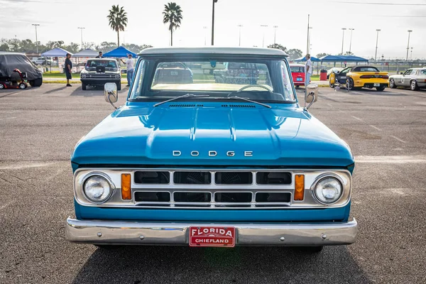 Daytona Beach November 2020 1968 Dodge D100 Pickup Egy Helyi — Stock Fotó