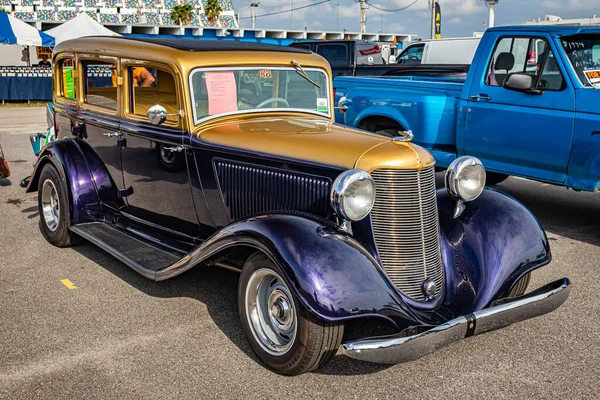 Daytona Beach 2020 November 1933 Desoto Egy Helyi Autókiállításon — Stock Fotó