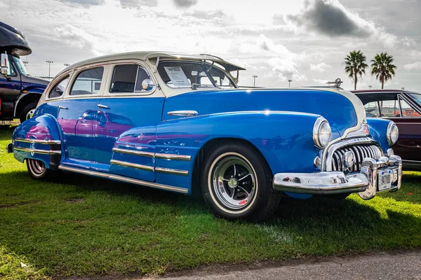 Παραλία Ντεϊτόνα Νοεμβρίου 2020 1947 Buick Eight Τοπική Έκθεση Αυτοκινήτων — Φωτογραφία Αρχείου