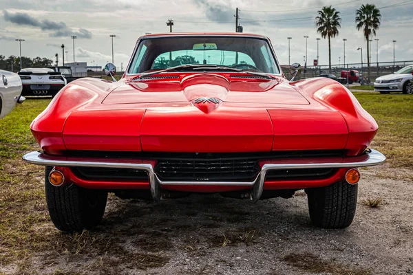 Daytona Beach Novembre 2020 Chevrolet Corvette Sting Ray 1965 Salon — Photo