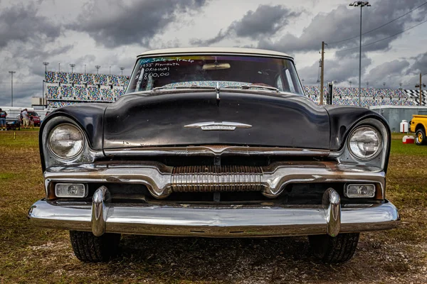 Daytona Beach November 2020 1955 Plymouth Belvedere Lokal Bilutställning — Stockfoto