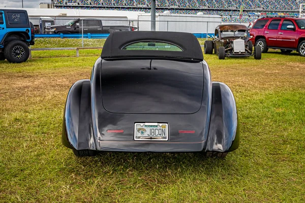 Daytona Beach Noviembre 2020 Descapotable Ford Deluxe 1937 Personalizado Una — Foto de Stock