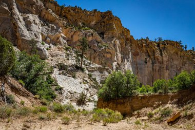 Lick Wash, Utah Kane County 'deki Grand Staircase-Escalante Ulusal Anıtı' ndaki ani sel baskınlarından dolayı kaya duvarlarının aşınmasıyla oluşmuş bir kanal..