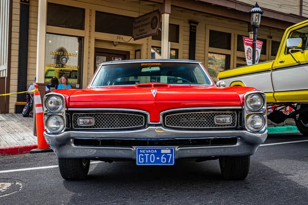 Virginia City Július 2021 1967 Pontiac Gto Hardtop Coupe Egy — Stock Fotó