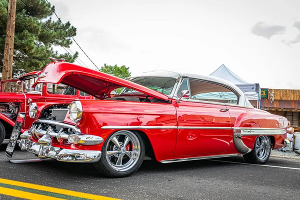 Virginia City July 2021 Customized 1954 Chevrolet Belair Sport Coupe — Stock Photo, Image