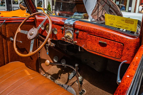 Virginia City Julio 2021 1936 Ford Model Deluxe Club Cabriolet — Foto de Stock