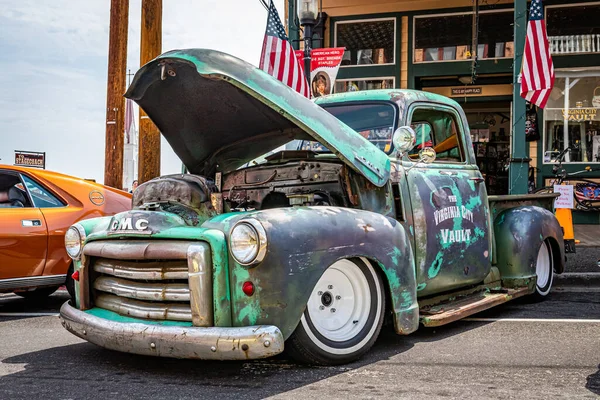 Virginia City July 2021 1950 Gmc Pickup Truck Local Car — Stock Photo, Image