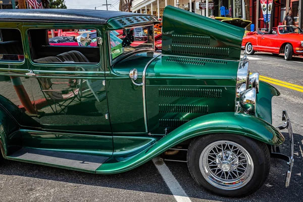 Virginia City Липня 2021 1930 Ford Model Tudor Седан Місцевому — стокове фото