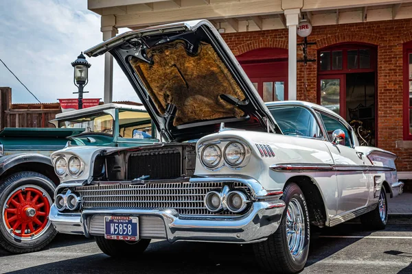 Virginia City Ιουλίου 2021 1958 Chevrolet Impala Coupe Τοπική Έκθεση — Φωτογραφία Αρχείου