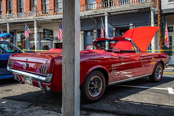 Virginia City Juli 2021 Ford Mustang 1966 Auf Einer Lokalen — Stockfoto