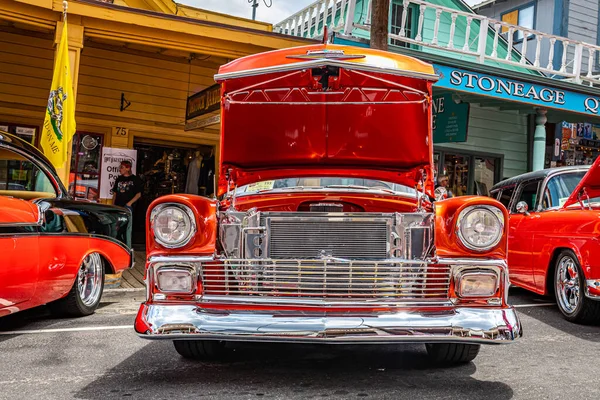 Virginia City Липня 2021 1956 Chevrolet 210 Delray Coupe Місцевому — стокове фото