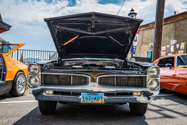 Virginia City Július 2021 1967 Pontiac Lemans Coupe Egy Helyi — Stock Fotó