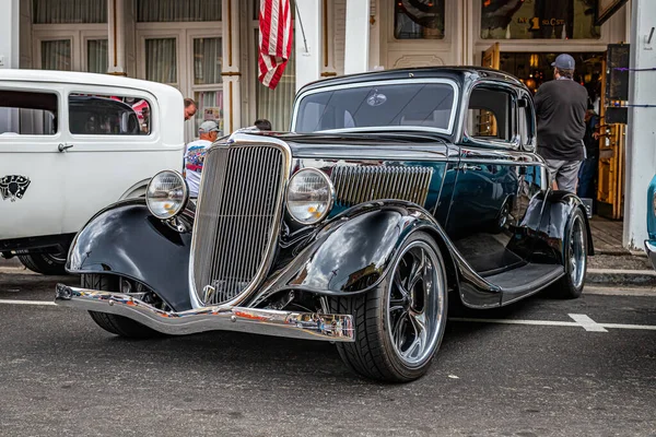 バージニアシティ 2021年7月30日 1934フォードモデル40B 5ウィンドウクーペが地元のカーショーで — ストック写真