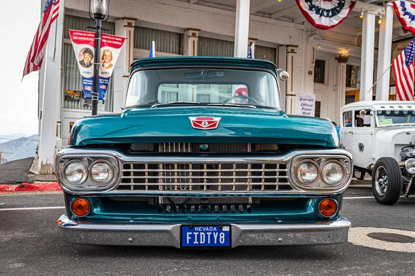 Virginia City Ιουλίου 2021 1958 Ford 100 Pickup Φορτηγών Μια — Φωτογραφία Αρχείου