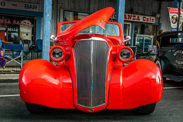 Virginia City Július 2021 1937 Chevrolet Master Cabriolet Egy Helyi — Stock Fotó