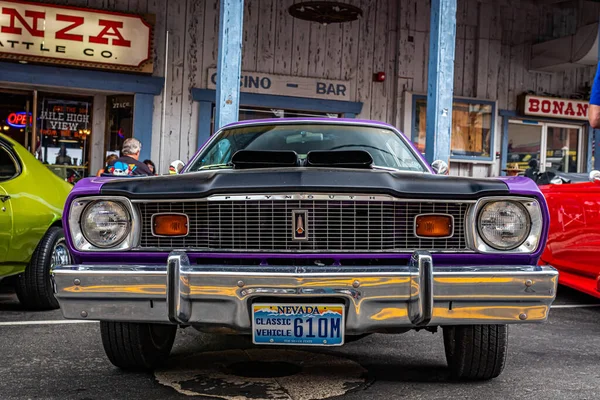 Virginia City July 2021 1976 Plymouth Duster Twister Edition Local — Stock Photo, Image