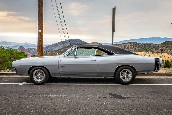 Virginia City July 2021 1968 Dodge Charger Hardtop Coupe Local — Stock Photo, Image