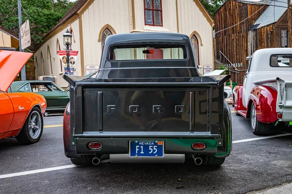 Virginia City July 2021 1955 Ford 100 Pickup Truck Local — Stock Photo, Image