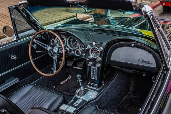 Virginia City Julho 2021 1964 Chevrolet Corvette Stingray Conversível Uma — Fotografia de Stock