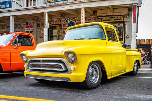 Virginia City July 2021 1957 Chevrolet Task Force 3100 Stepside — Stock Photo, Image