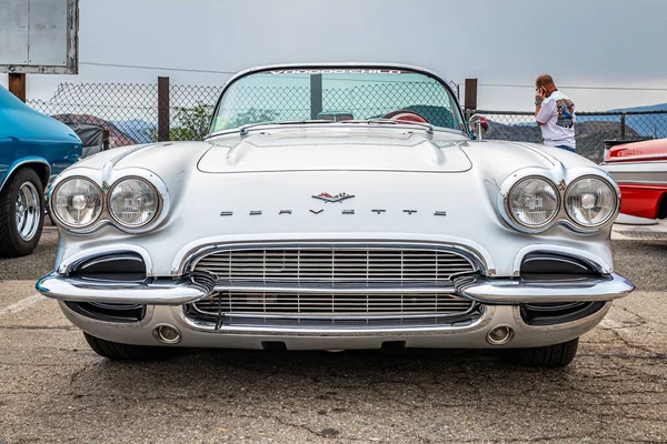 Virginia City July 2021 1961 Chevrolet Corvette Convertible Sports Car — 스톡 사진