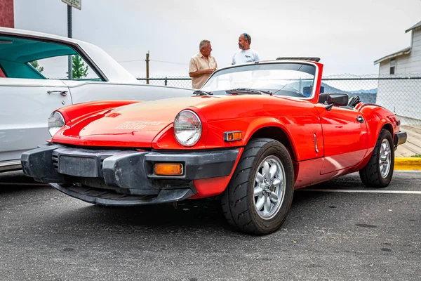 Virginia City Luglio 2021 1979 Triumph Spitfire 1500 Cabriolet Salone — Foto Stock