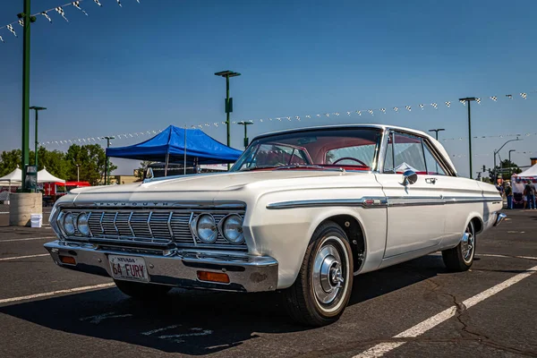 Reno Augusztus 2021 1964 Plymouth Sport Fury Kemény Kupé Egy — Stock Fotó