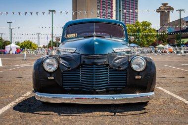 Reno, NV - 3 Ağustos 2021 Chevrolet Özel Lüks Sedan Yerel bir araba fuarında.