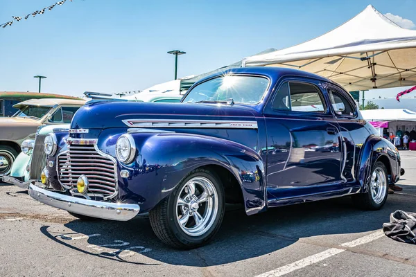 Reno Agosto 2021 1941 Chevrolet Special Deluxe Coupe Uma Exposição — Fotografia de Stock