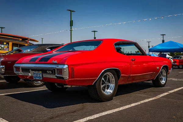 Reno Agosto 2021 1970 Chevrolet Chevelle Hardtop Coupe Una Feria —  Fotos de Stock