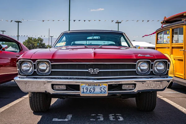 Reno August 2021 1969 Chevrolet Chevelle Hardtop Coupe Local Car — Stock Photo, Image