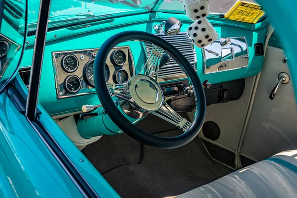 Reno Agosto 2021 1939 Nash Lafayette Coupe Uma Feira Carros — Fotografia de Stock