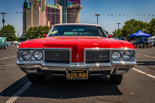 Reno August 2021 1970 Oldsmobile Cutlass Convertible Local Car Show — 스톡 사진