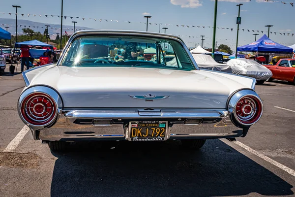 Reno Augusztus 2021 1963 Ford Thunderbird Hardtop Coupe Egy Helyi — Stock Fotó