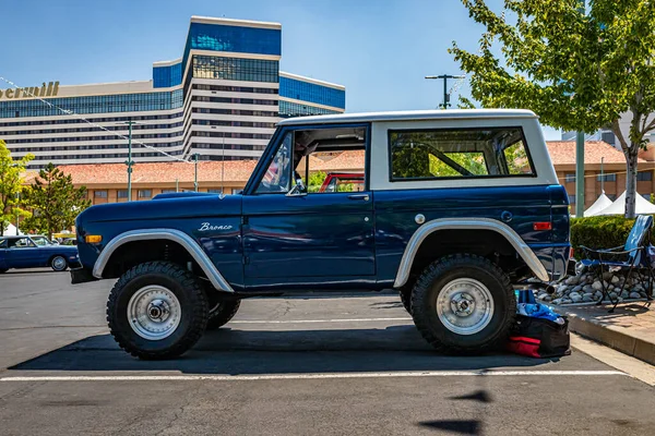 Reno Αυγούστου 2021 1976 Ford Bronco Πόρτα Wagon Τοπική Έκθεση — Φωτογραφία Αρχείου