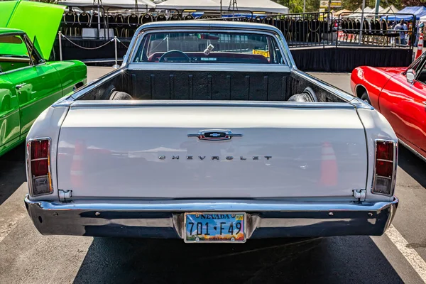 Reno Augusztus 2021 1966 Chevrolet Camino Pickup Truck Egy Helyi — Stock Fotó