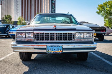 Reno, NV - 4 Ağustos 2021 Chevrolet El Camino Kamyon Yerel bir araba fuarında.