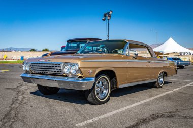Reno, NV - 4 Ağustos 2021: 1962 Chevrolet Impala SS Hardtop Coupe Yerel bir araba fuarında.