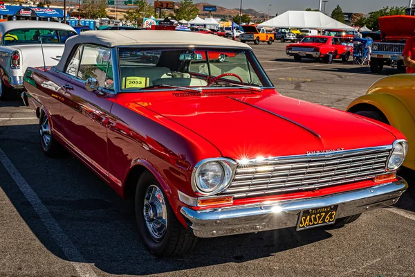 Reno Augusti 2021 1963 Chevrolet Chevy Nova 400 Konvertibel Lokal — Stockfoto