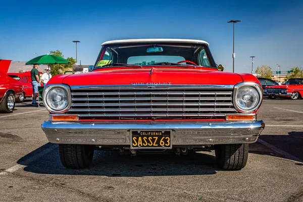 Reno Augusztus 2021 1963 Chevrolet Chevy Nova 400 Konvertibilis Egy — Stock Fotó