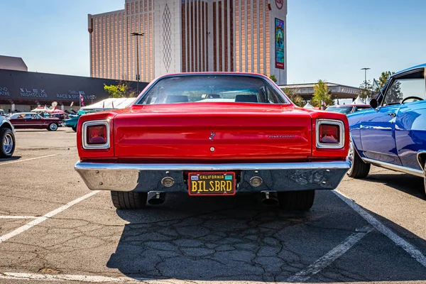 Reno Серпня 2021 1969 Plymouth Road Runner Купе Місцевому Автосалоні — стокове фото