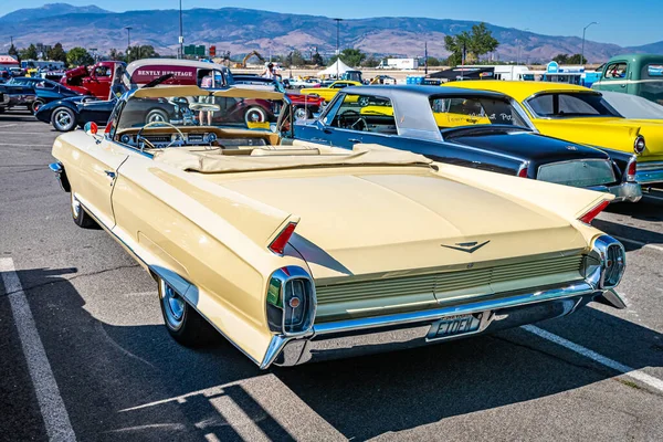 Reno Αυγούστου 2021 1962 Cadillac Coupe Ville Μετατρέψιμη Τοπική Έκθεση — Φωτογραφία Αρχείου