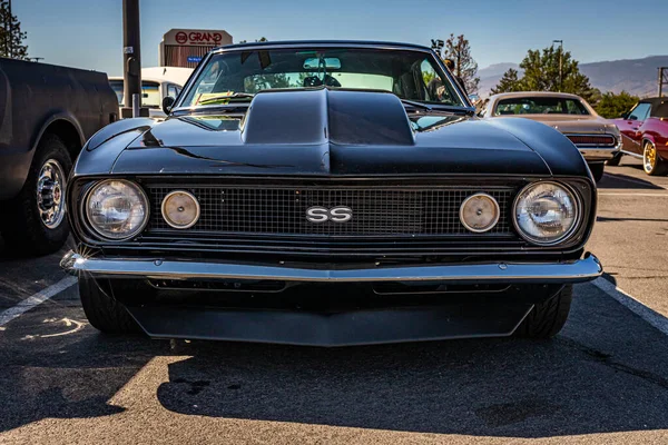 Reno Août 2021 1967 Chevrolet Camaro Hardtop Coupé Salon Automobile — Photo