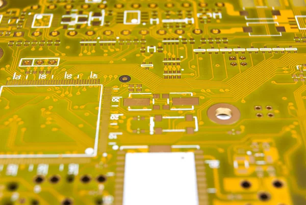 인쇄 회로 보드 근접 촬영 — 스톡 사진