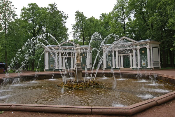 亚当喷泉彼得夏宫 — 图库照片