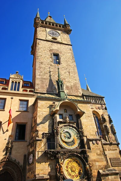 Old Town tower astronomical clock in Prague — Stock fotografie