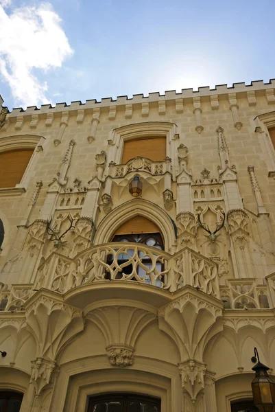 Castelo branco romântico — Fotografia de Stock