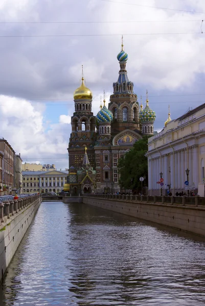 Church of the Savior on the Spilled Blood in St. Petersburg — Stock Photo, Image